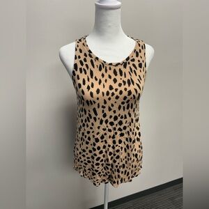 Leopard Print Sleeveless Top